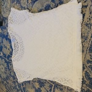 5 For 25.00/Lace top W/Camisole built-in EUC,sz. Med.